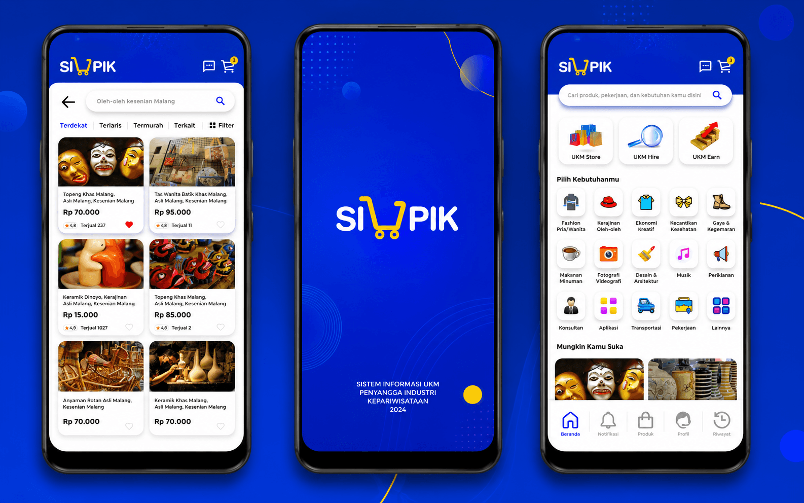 SIUPIK: Sistem Informasi UKM Penyangga Industri Kepariwisataan Malang